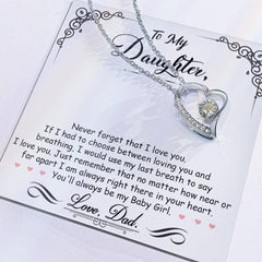 My Baby Girl - Forever Love Necklace